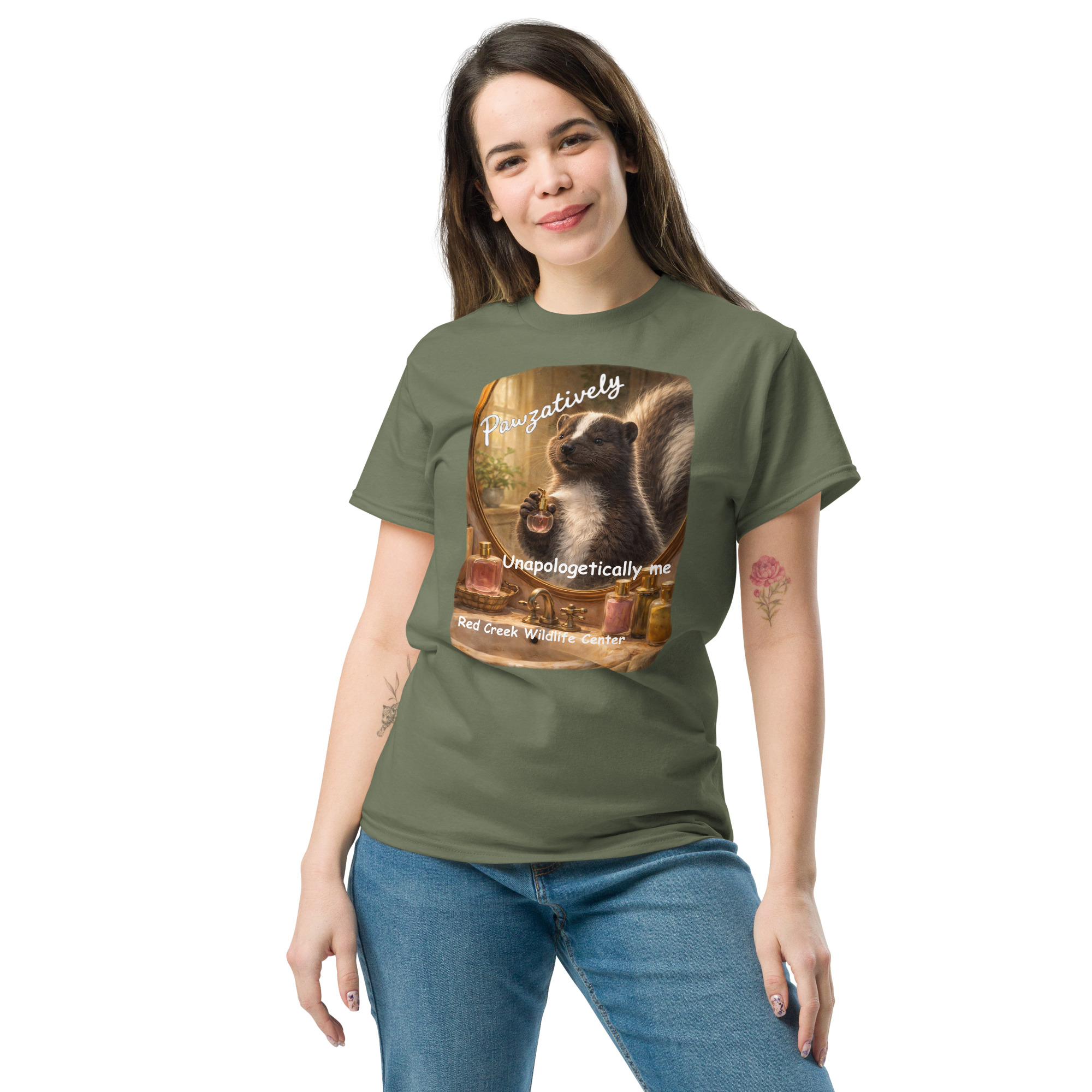 PAWZATIVELY Unapologetically Me – Skunk T-Shirt - Image 17